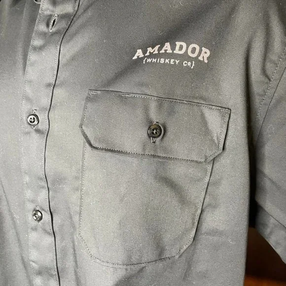 Mens Carhartt Amador Colab Shirt Black Button Down Size XL u New With Tags - Picture 7 of 14